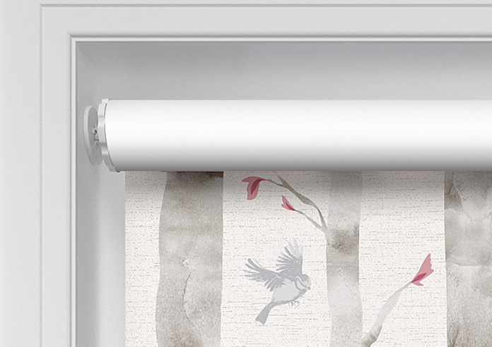 Watercolour Woods, Pink - Twist&Fit Roller Blind - Image 10